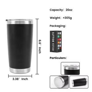 Vaso Térmico Personalizado de 20 Oz, Taza de Café con Aislamiento al Vacío de Acero Inoxidable, con Tapa - Product Image 3