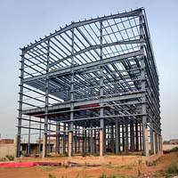 Structure en acier préfabriquée haute résistance pour hôtel-appartement, structures métalliques de bâtiment en acier