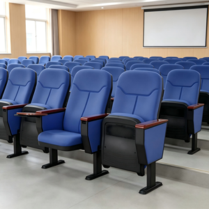 Sièges d'auditorium, chaises de culte pour églises, chaises d'auditorium avec accoudoirs, prix d'usine - Product Image 5
