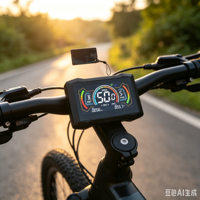 Pantalla LCD para Bicicletas Eléctricas y Scooters Eléctricos, Velocímetro, Odómetro, con Soporte NFC Tipo-C