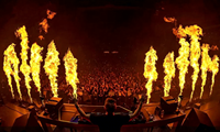 Lance-flammes à tête unique DMX 521 pour effets de scène, machine à flamme pour DJ, concerts et événements