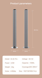 Diffuseurs d'arômes Crearoma Home Stand Slim Tower Diffuseurs d'huile d'arôme Bouteille jetable Humidificateur d'air parfumé - Product Image 2