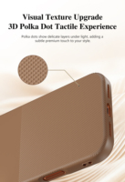 Funda de Teléfono TPU con Diseño de Puntos, Venta al Por Mayor, para iPhone 17 Pro Max, 16, 15, 14, 13