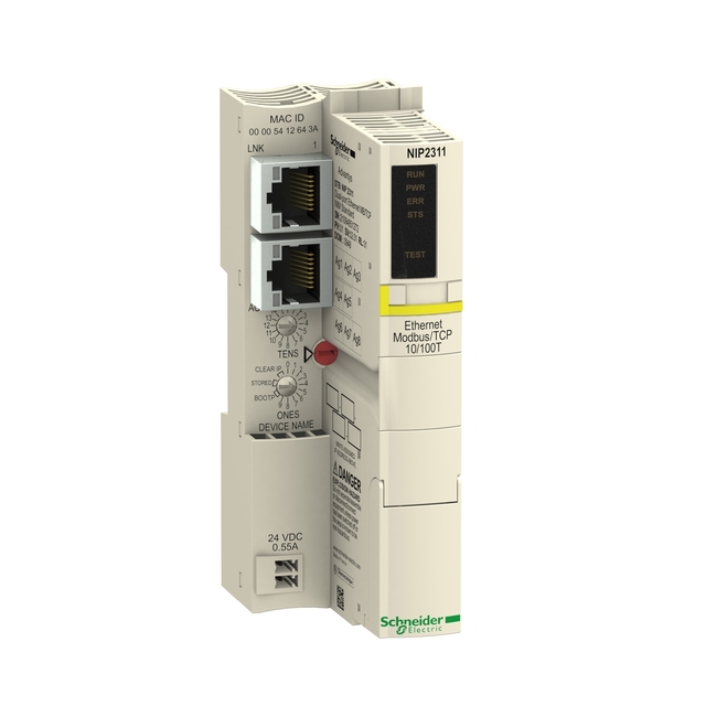 Industrial Ethernet Network Interface Module STBNIP2311 with Modbus TCP IP 10 100Mbps for Distributed I O Systems