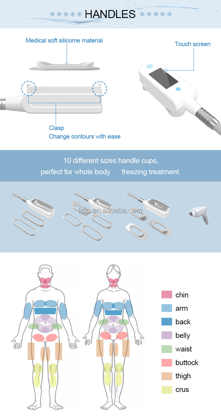 Professional stationary 360 Cool system Cryolipolysis Weight Loss Cryo Double Chin Removal Machine LF-245B