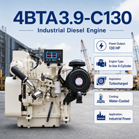 Motor Diésel Turboalimentado de 4 Tiempos, Refrigerado por Agua, 4BTA3.9-C130, 2500 rpm, para Excavadora, Cargadora y Unidad de Potencia Industrial
