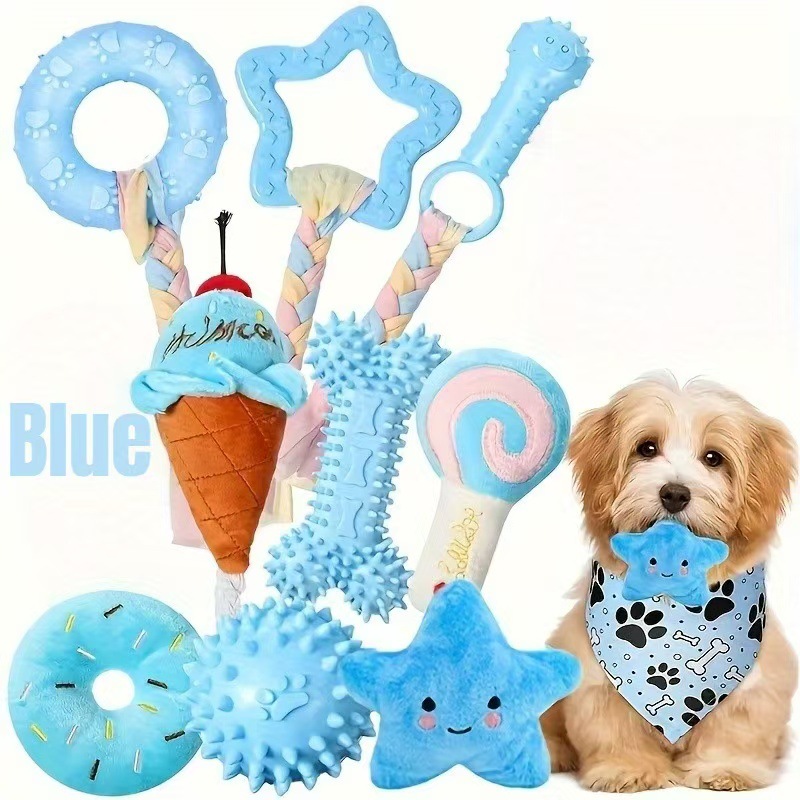 Juego de 9 piezas azul 325g