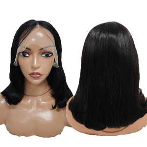 Promotion 56$ Letsfly 12A Straight 13x6 Lace Frontal <b>Bob</b> <b>Wigs</b> 10 12 14 Inches Natural Human Hair Wholesales Factory - Product Image 1