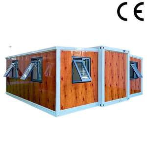 Rapide installez la maison préfabriquée se pliante portative de maisons de conteneur de structure métallique - Product Image 1