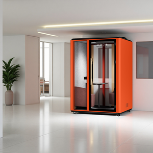Điện thoại di động cách âm người duy nhất văn phòng Pods chất lượng Modular văn phòng họp điện thoại gian hàng Acoustic Pod Studio Vocal Booth xách tay - Product Image 1