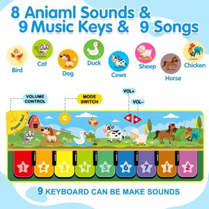 Spaßiges Neues Elektronisches Klavier-Puzzle & Tanzteppich Frühpädagogisches & Stressabbau-Spielzeug für Kinder - Product Image 4