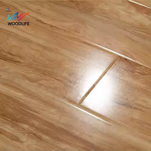 Meilleures ventes 2025, décoration intérieure, élégant <span class=keywords><strong>parquet</strong></span> <span class=keywords><strong>stratifié</strong></span> en bois HDF 8 mm 12 mm, finition brillante mate - Product Image 5