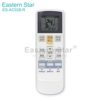 ES-AC038-R AC Télécommande 433kHz Longueur d'onde infrarouge 950 +-50nm pour GODREJ Climatiseur Télécommande NOUVEAU ABS 14 touches