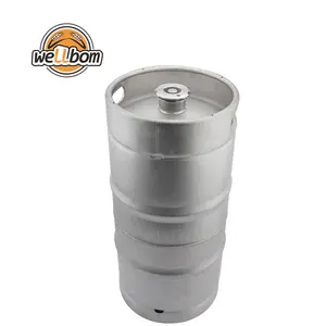 Factory Price US Standard Barrel 20L /30L /50L Empty Slim Glower Beer Keg for Draft Beer