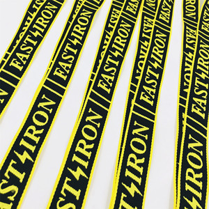 Promotional Sublimation Woven Custom Lanyards Neck Id Card Holder Stitch Keychain Neck Jacquard Lanyard - Product Image 3