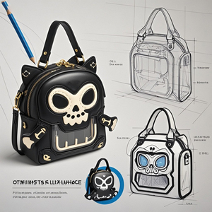 Borsa Ita a Forma di Animale Personalizzata <span class=keywords><strong>con</strong></span> Finestra Trasparente, Zaino Ita in PU <span class=keywords><strong>con</strong></span> Teschio per Collezionisti di Spille - Product Image 4