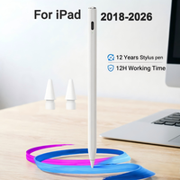 Stylet Premium pour iPad 2018-2026, 12 heures d'utilisation continue avec pointe magnétique remplaçable en POM pour artistes et notateurs