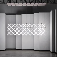 Lustre Nordique Moderne Facilement Personnalisable, Température de Couleur Multiple, Tension Universelle, Éclairage Énergétique pour Intérieur, Bureaux et Salles à Manger