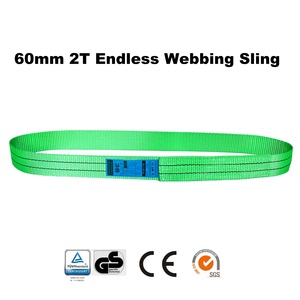 <span class=keywords><strong>Eslinga</strong></span> de Cinta de Poliéster <span class=keywords><strong>Sin</strong></span> <span class=keywords><strong>Fin</strong></span> de 7:1, 60 mm, 2T, <span class=keywords><strong>Eslinga</strong></span> Unidireccional con Certificado TUV GS CE, ISO9001 para Elevación <span class=keywords><strong>Tubular</strong></span> - Product Image 2