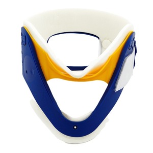 Collarín cervical ajustable de polímero médico, soporte cervical para adultos, tamaño adulto, plástico azul, para uso de emergencia - Product Image 3