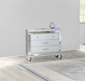 OE HOME Modern Wood Nightstand with 2 <b>Drawers</b> Eco-Friendly & Adjustable Storage for Home Bedroom - Product Image 2