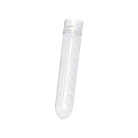 Tubo de Ensayo de Laboratorio de Plástico de 9 ml, Estéril, Compatible con Sistemas de Vasos de Orina para el Manejo Estándar de Muestras de Laboratorio