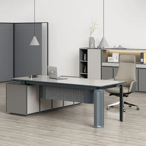 Modern Luxury Executive Office <b>Desk</b> Convertible Wooden Modular Furniture for Home Office Villa or Home Use - Product Image 3