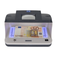 Détecteur de monnaie portable LED UV EB DC-2089C, rechargeable par USB, vérificateur de billets contrefaits, plastique, faux euros