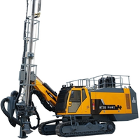 Foreuse hydraulique mobile automatique sur chenilles à moteur diesel KAISHAN avec boîte de vitesses pour forage DTH