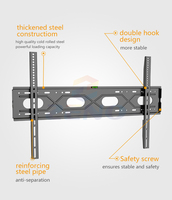 Soporte de Pared para TV LED LCD ZENO B110 de 65-120 Pulgadas, Soporta Televisores de hasta 150 kg