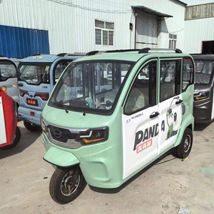 Scooter Elettrico a Tre Ruote Completamente Chiuso con Targa Nazionale, Fattura Disponibile, Piccola Auto Familiare per Trasporto e Ritiro - Product Image 2