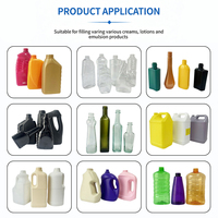 Machine de remplissage de liquides semi-automatique à pompe péristaltique à 4 têtes pour l'emballage de boissons, de lait et de canettes en plastique