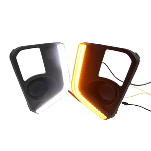 Winauto màu vàng tín hiệu lần lượt <span class=keywords><strong>LED</strong></span> đảo ngược dẫn ban ngày Chạy ánh sáng đèn sương mù cho Mitsubishi L200 Triton 2017 - 2019 - Product Image 1