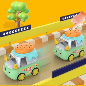 Modèle de <span class=keywords><strong>camion</strong></span> de nourriture miniature en métal populaire, chariot de desserts, voiture miniature, jouet pour enfants et souvenir décoratif pour collectionneurs - Product Image 3