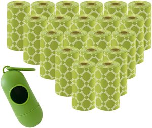 Sacs à ordures en plastique compostables Sacs de nettoyage et de toilettage jetables parfumés pour chiens - Product Image 1