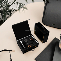 Tasse à café promotionnelle de luxe personnalisée + câble USB + haut-parleur + banque d'alimentation coffret cadeau du Nouvel An avec logo pour les entreprises