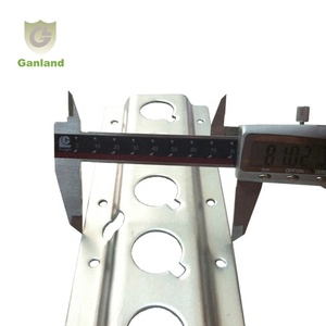 Accessoires de <span class=keywords><strong>camion</strong></span> GL-19113 3000mm x 82mm x 2mm acier galvanisé Loadloc interne suivi contrôle de cargaison O barre <span class=keywords><strong>d</strong></span>'étaiement de voie - Product Image 3