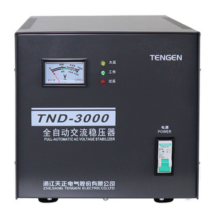 Tengen 3Kva Tnd-3000เฟสเดียว220V ตัวปรับแรงดันไฟฟ้าอัตโนมัติสำหรับเครื่องใช้ไฟฟ้าในบ้าน - Product Image 3