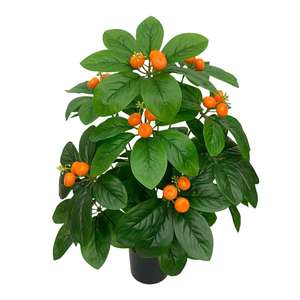 Árbol de Dinero Artificial, Árbol Falso, Flor Artificial, Decoración para Sala de Estar, Planta Verde, PVC Suave para Piso, 30-100 cm - Product Image 6