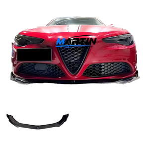 Alerón delantero, alerón trasero, faldones laterales, alerón superior y alerón aerodinámico de fibra de carbono para <span class=keywords><strong>Alfa</strong></span> Romeo <span class=keywords><strong>Giulia</strong></span>, compatible con OLIVER - Product Image 5