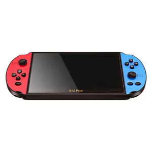 Nouvelle console de jeu X12 Plus 7 pouces X12plus Console de jeu portable Console de jeu vidéo rétro portable 32 Go pour enfants cadeaux