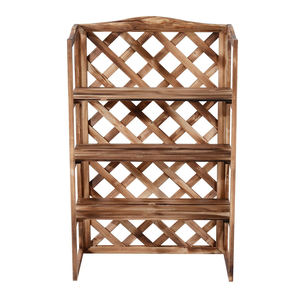 <span class=keywords><strong>Support</strong></span> à fleurs, étagère à plantes, 3 niveaux, carré, en bois de sapin, écologique, durable, décoration d'intérieur, <span class=keywords><strong>support</strong></span> pour plantes - Product Image 4