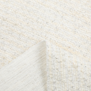 <span class=keywords><strong>Tissu</strong></span> jacquard en <span class=keywords><strong>tweed</strong></span> extensible blanc de haute qualité, fil slub teint en pièce, design classique, pour manteau de garçon et de fille - Product Image 4
