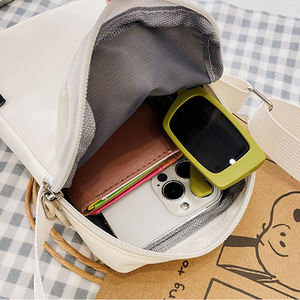 Nouvelle Tendance Petit Sac Bandoulière Téléphone Mignon Personnalisable en Toile pour Femme, Idéal Shopping et Loisirs - Product Image 4