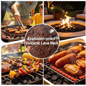 Bloc de Pierre <span class=keywords><strong>Volcanique</strong></span> Naturelle <span class=keywords><strong>pour</strong></span> Barbecue en Gros – Écologique, Durable, <span class=keywords><strong>Prix</strong></span> Usine, Résistant à la Chaleur et Anti-Explosion - Product Image 2