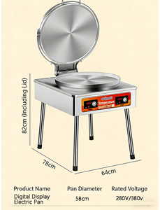 Коммерческая электрическая блинница с автоматическим двусторонним нагревом, вертикальный электрический гриль для блинов - Product Image 2