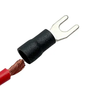 Yaygın kullanılan anti-aşınma kaplı yüksek sıcaklık Y tipi topraklama pabucu SV kablo pabucu kollu terminal konnektörü