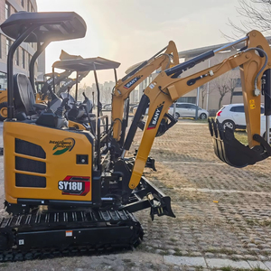 Mini-excavatrice SY18u de haute qualité, 1,8 tonne, type chenilles, moteur Yanmar, composants hydrauliques Eaton, pour usage domestique, haute efficacité - Product Image 6