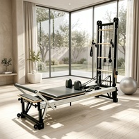 Machine de Pilates portable en alliage d'aluminium avec tour spirale pour studio de Pilates, dotée de fonctions d'entraînement corporel