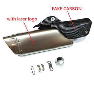 Silencieux d'échappement universel en acier inoxydable pour moto, compatible avec R1 Er6n Sv650 <span class=keywords><strong>Z800</strong></span> R1 Cb650f Cb1000r F850 Z900 M1 - Product Image 3